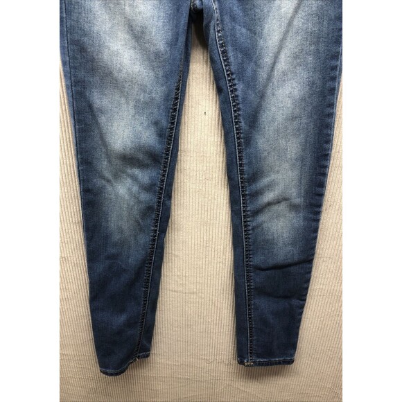 Wax Jeans Butt I love You Juniors Size 9 Distressed Double Button Fly - Picture 2 of 15